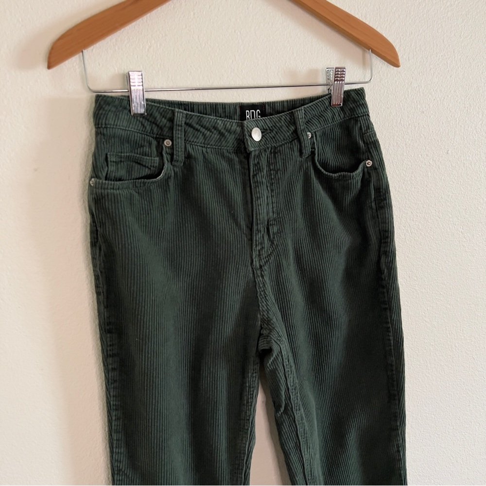 BDG Urban Outfitters Green Mom High Rise Corduroy Pants